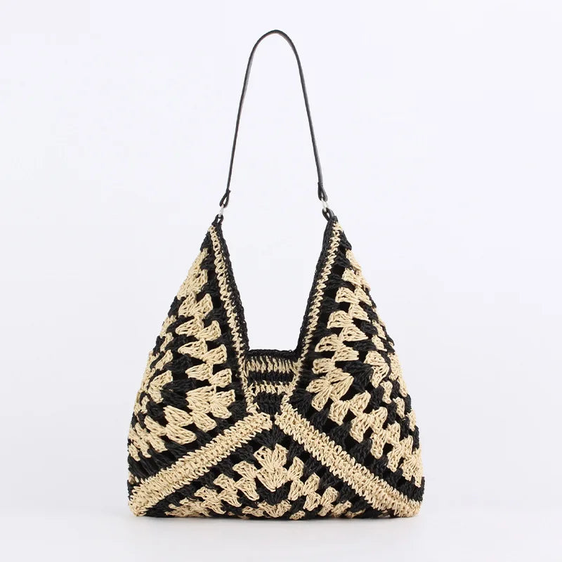 Lena™ | Large straw beach bag