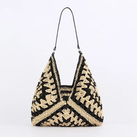 Lena™ | Large straw beach bag