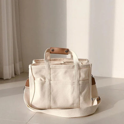 Klara™ - Canvas bag with multiple compartments