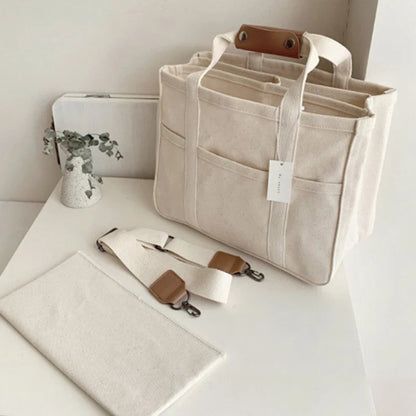 Klara™ - Canvas bag with multiple compartments