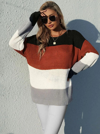 Helle™ - Fashionable round neck sweater