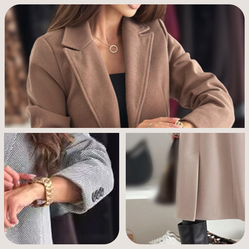 Stylish long winter coat for women 