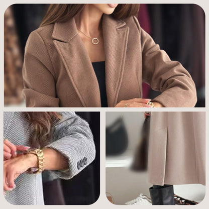 Stylish long winter coat for women 