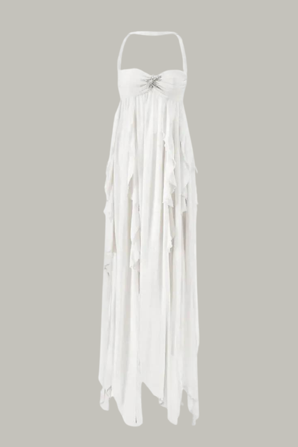 Elegant flowing maxi dress for women 