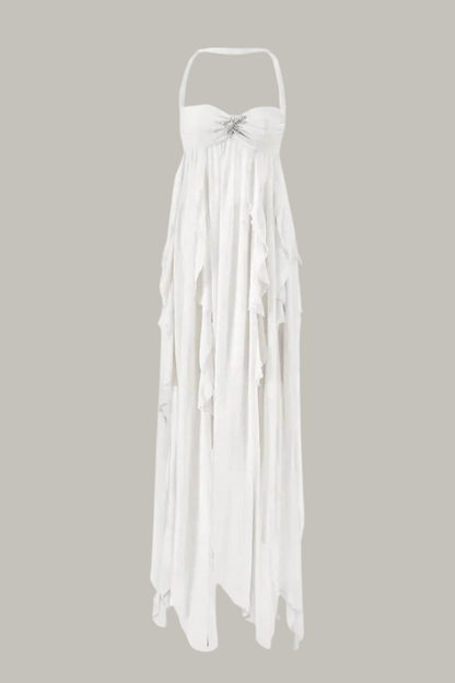 Elegant flowing maxi dress for women 