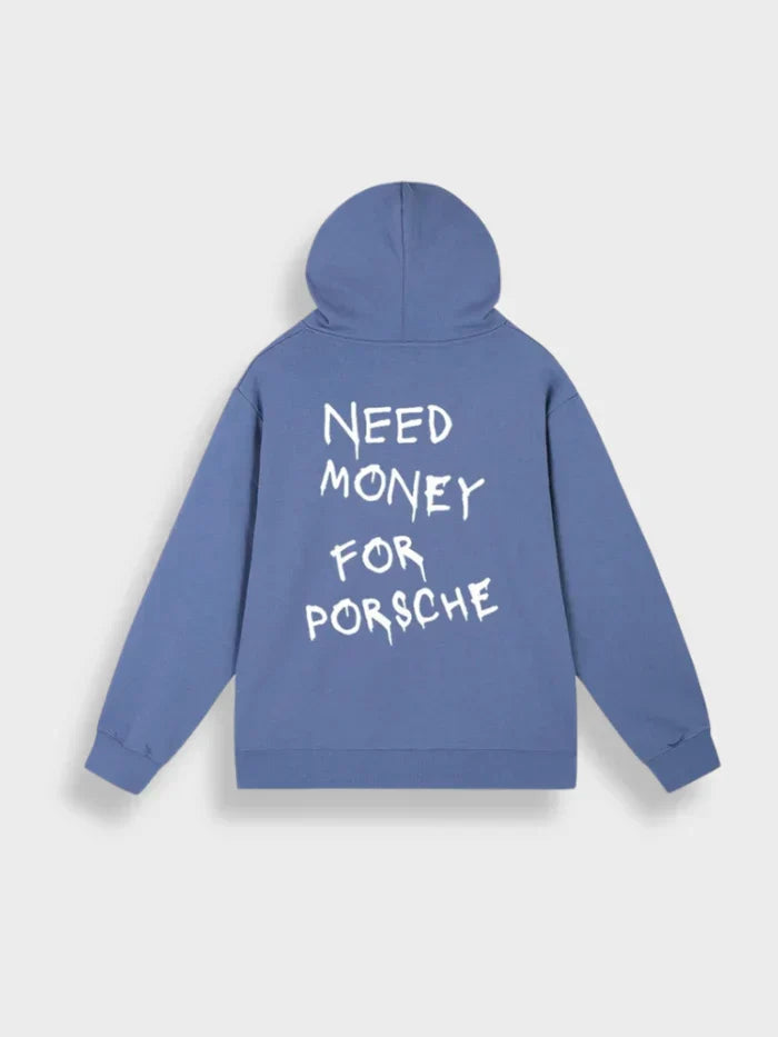 Comfortable leisure hoodie with playful graphic design 