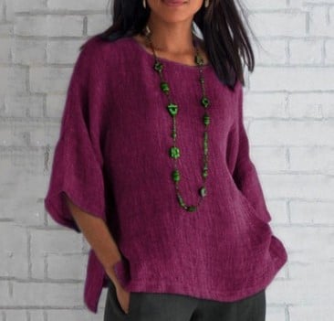 Austrena™ Linen Top [Last Day Discount] 