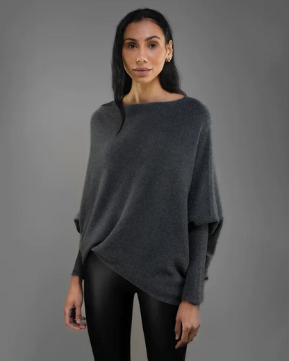 Mariemi™ | Asymmetric Draped Sweater
