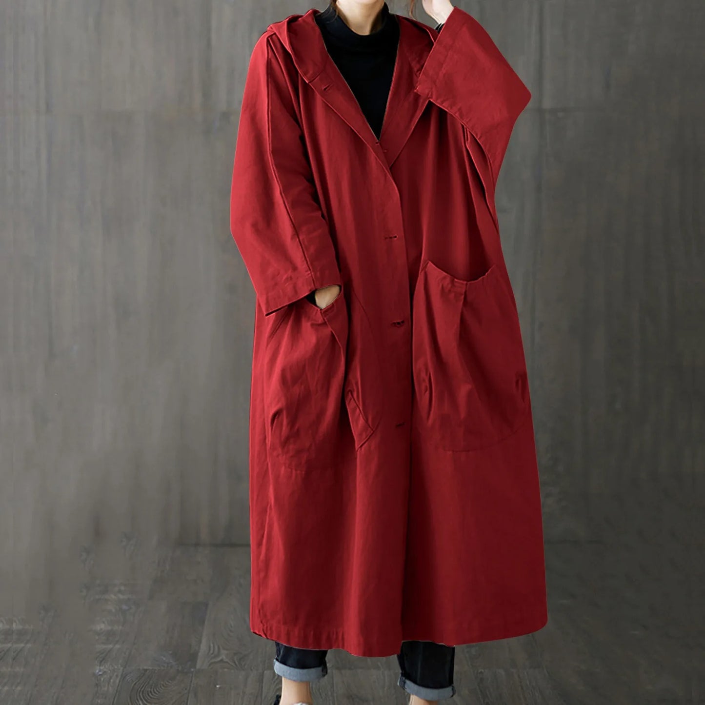 Maria | Casual hooded coat