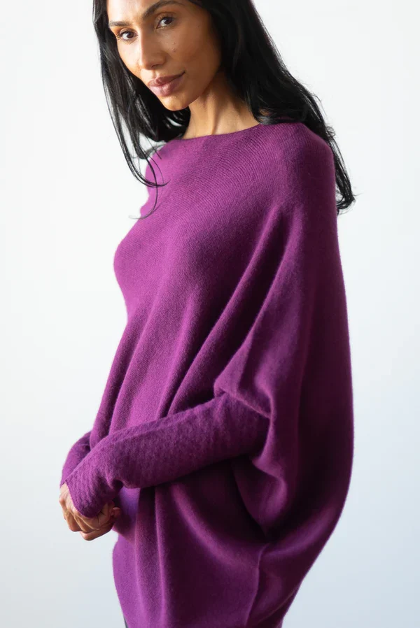 Mariemi™ | Asymmetric Draped Sweater
