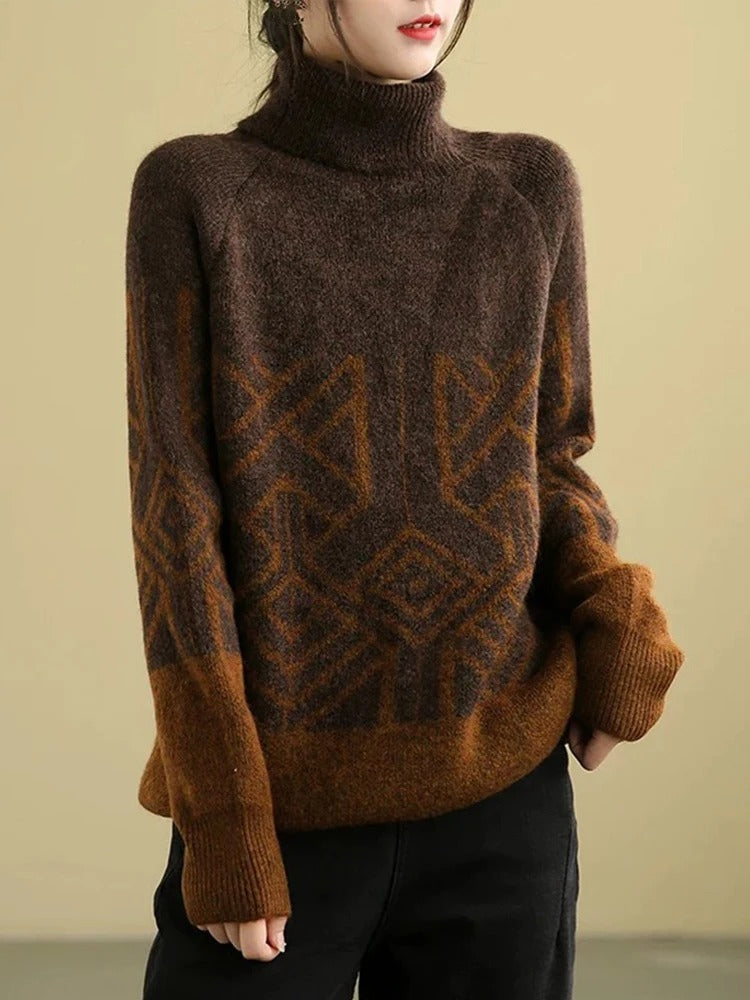 Frieda | Knitted turtleneck sweater
