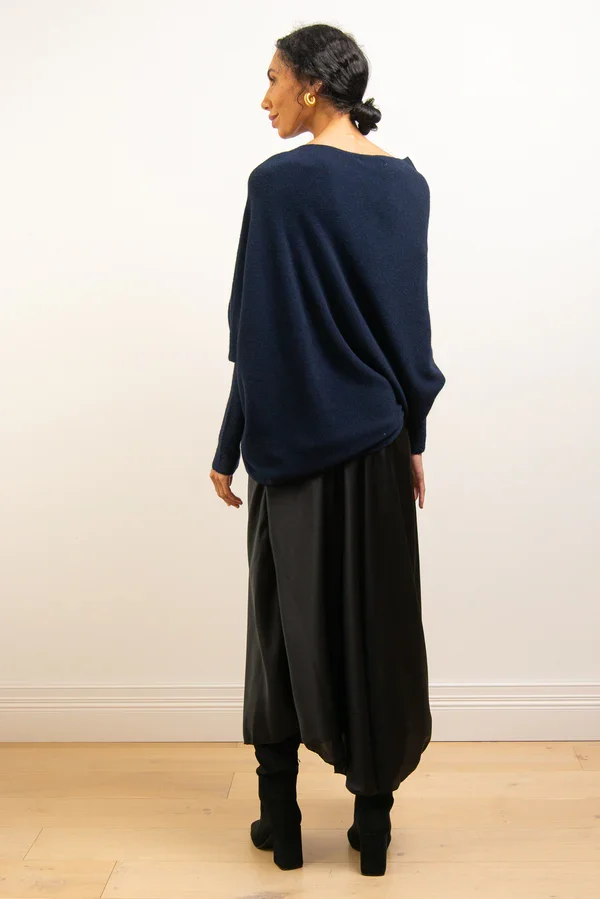 Mariemi™ | Asymmetric Draped Sweater