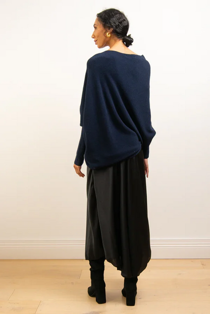 Mariemi™ | Asymmetric Draped Sweater