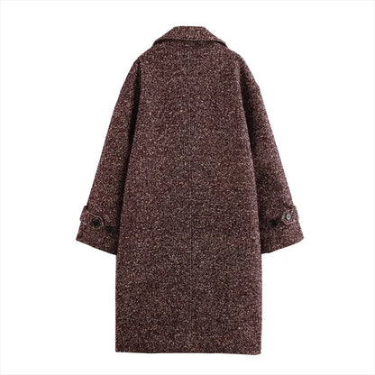 Frieda | Long wool coat with a classic cut