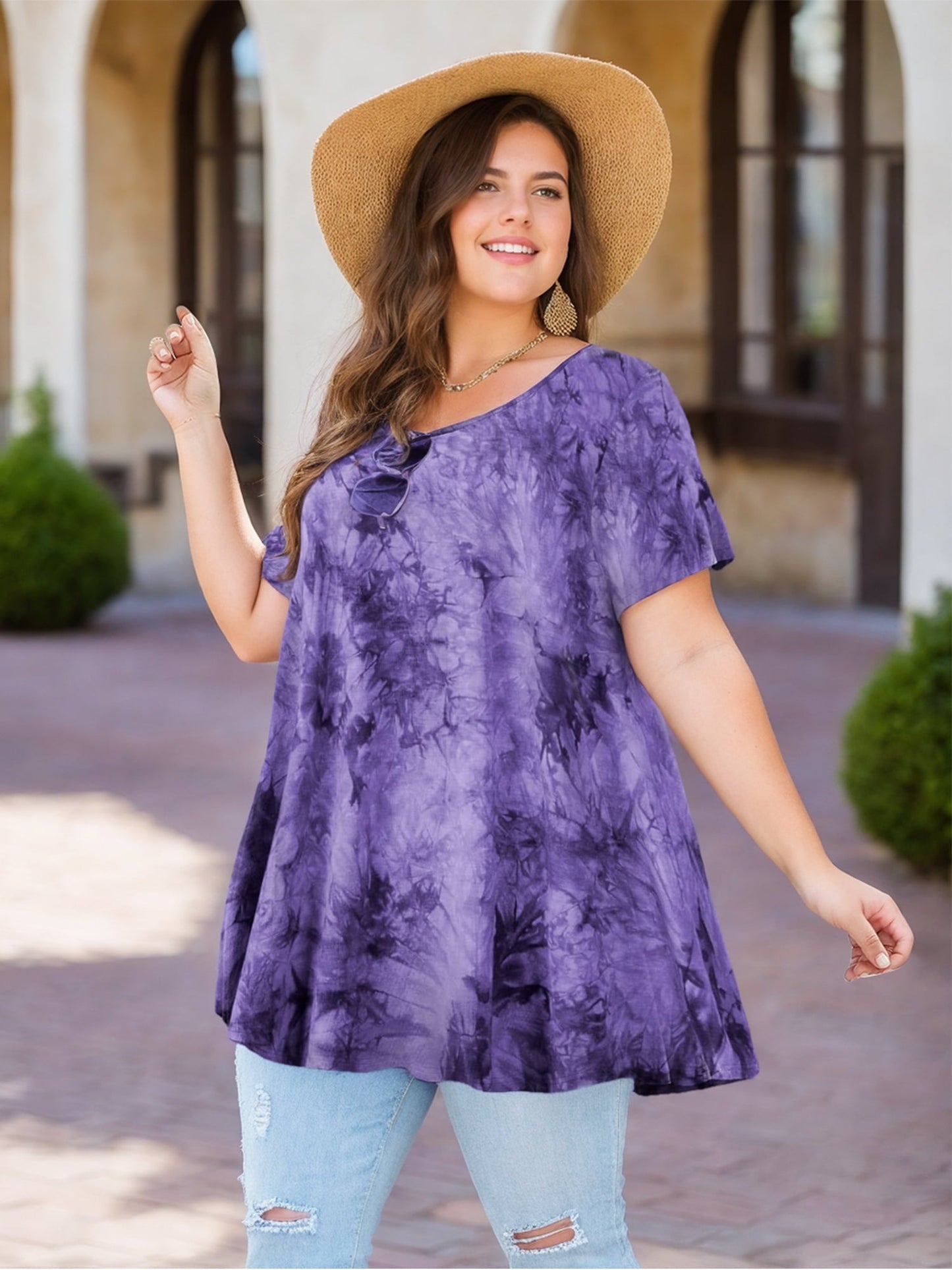 Oswald | Airy tunic top with breast pocket
