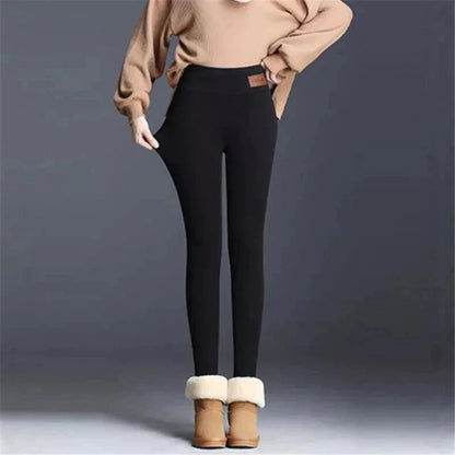 Cozy thermal winter leggings for women 