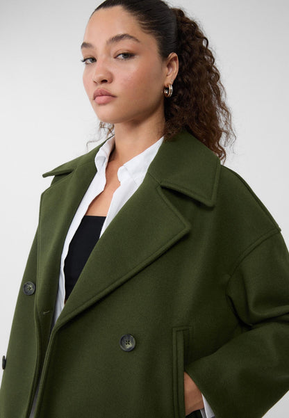Timeless classic short coat for women 