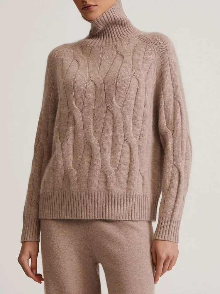 Theresa | Cashmere turtleneck sweater