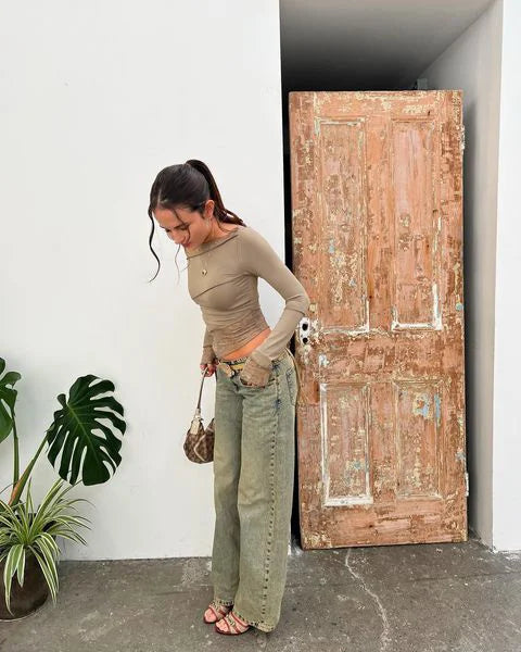 Gabbi™ - Sequenced Long Sleeve Pink Top [Last Day Discount]