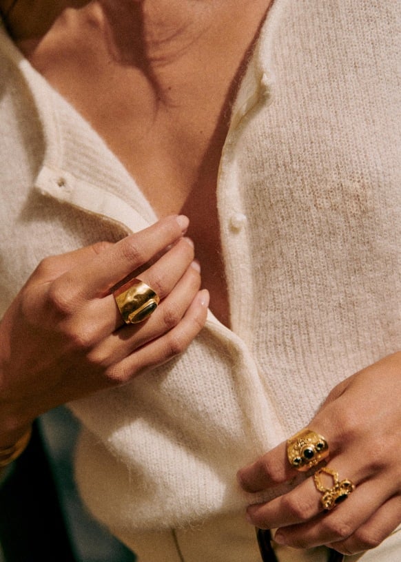 Cozy chunky knit cardigan sweater 