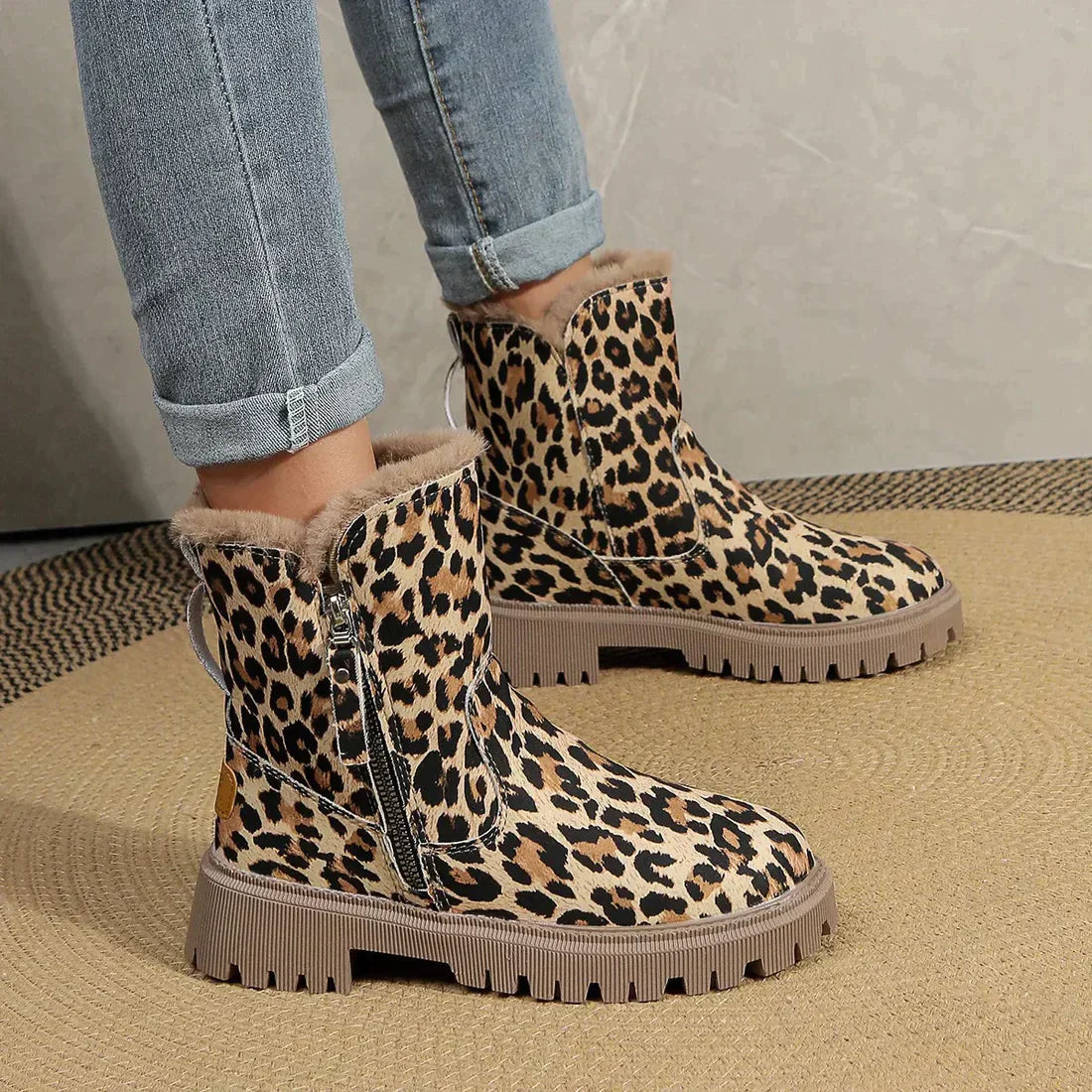 Stylish leopard print ankle boots for trendy outfits 