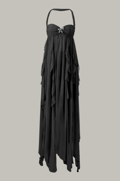 Elegant flowing maxi dress for women 