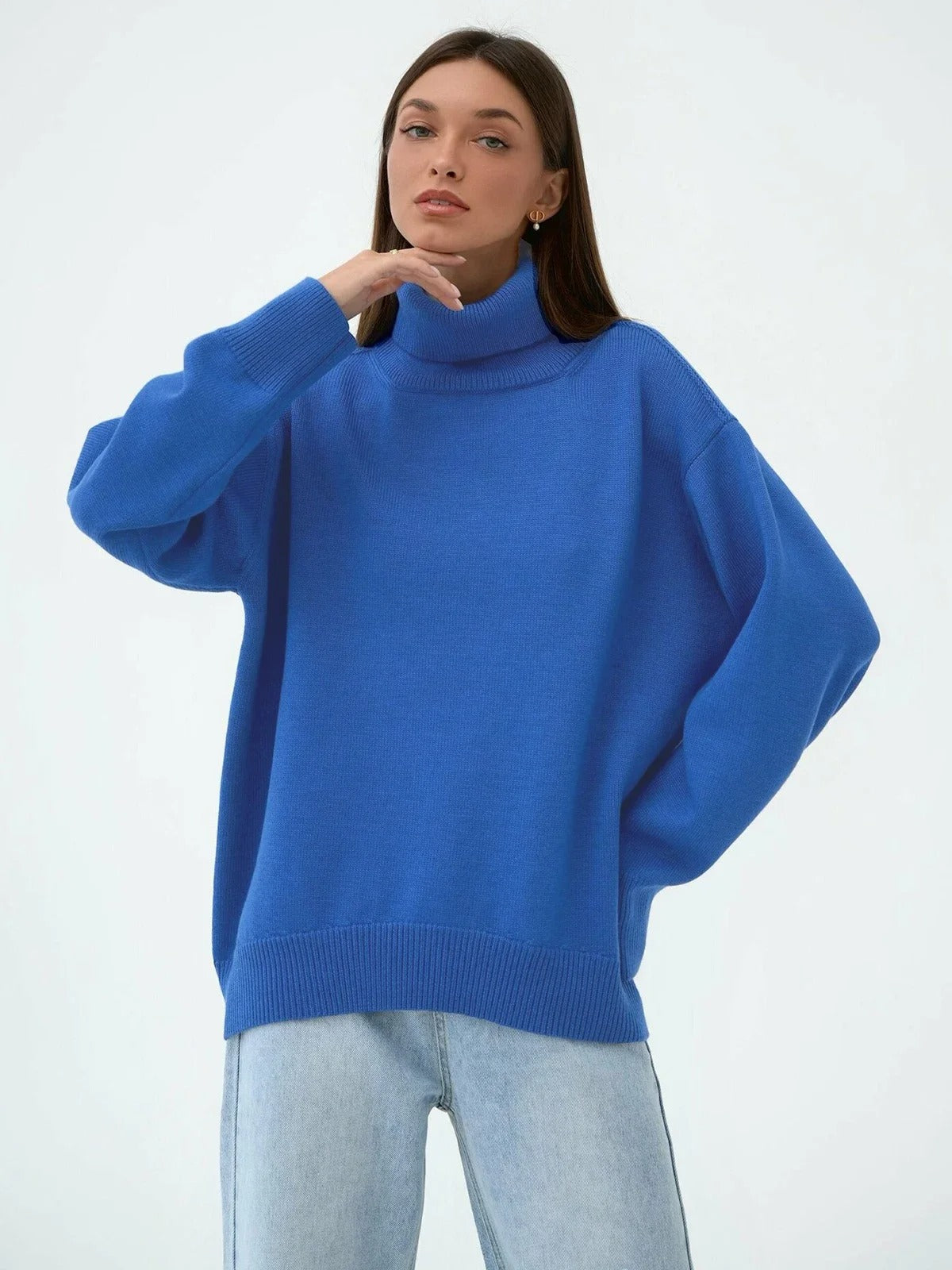 Adler™ – Cozy oversized turtleneck sweater