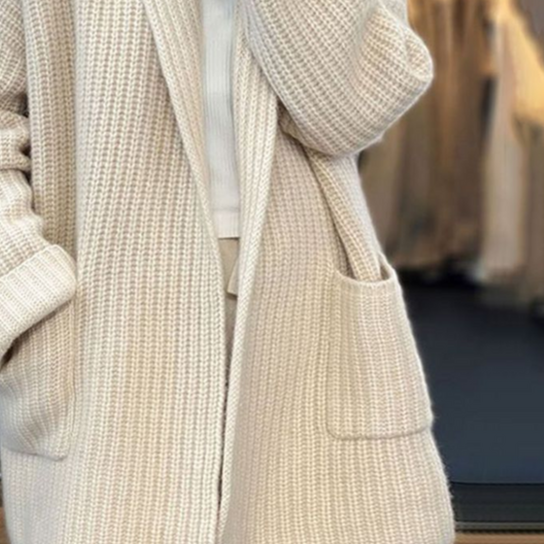 Cozy wool-blend cardigan for women 