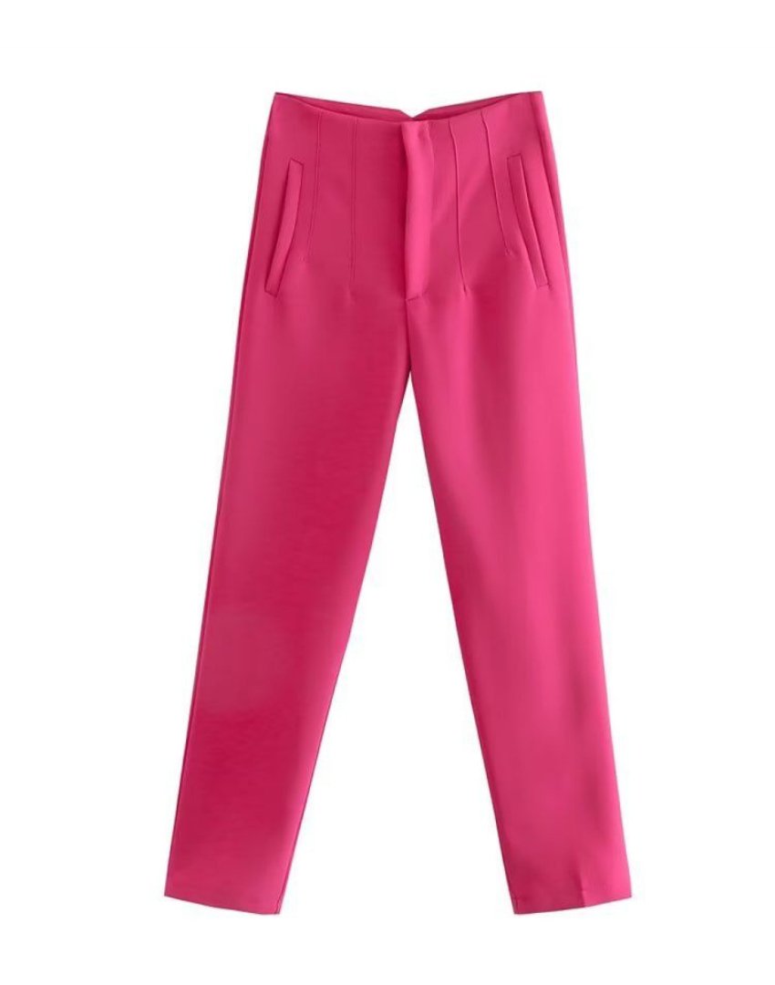 Elegant women's office trousers without ironing