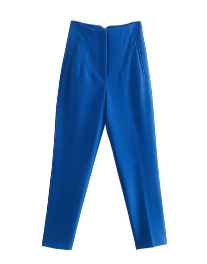 Elegant women's office trousers without ironing