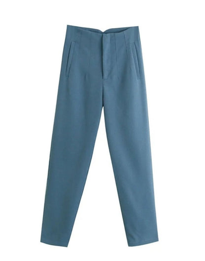 Elegant women's office trousers without ironing