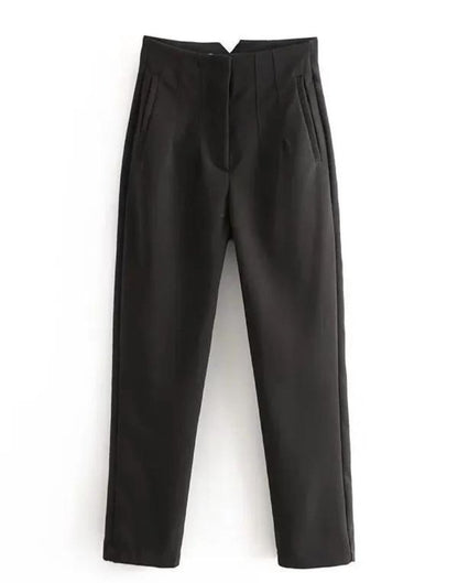 Elegant women's office trousers without ironing