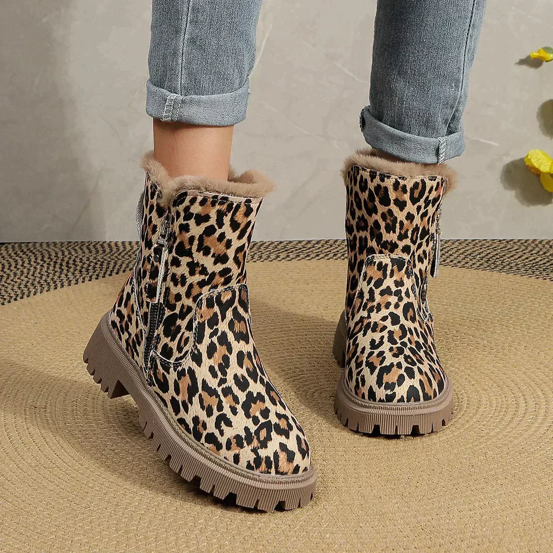 Stylish leopard print ankle boots for trendy outfits 