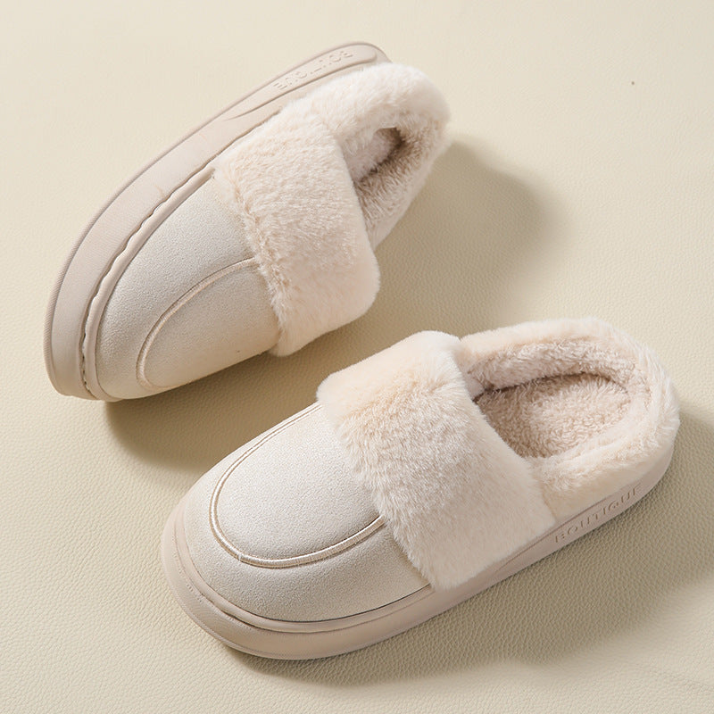 Cozy plush slippers for women 