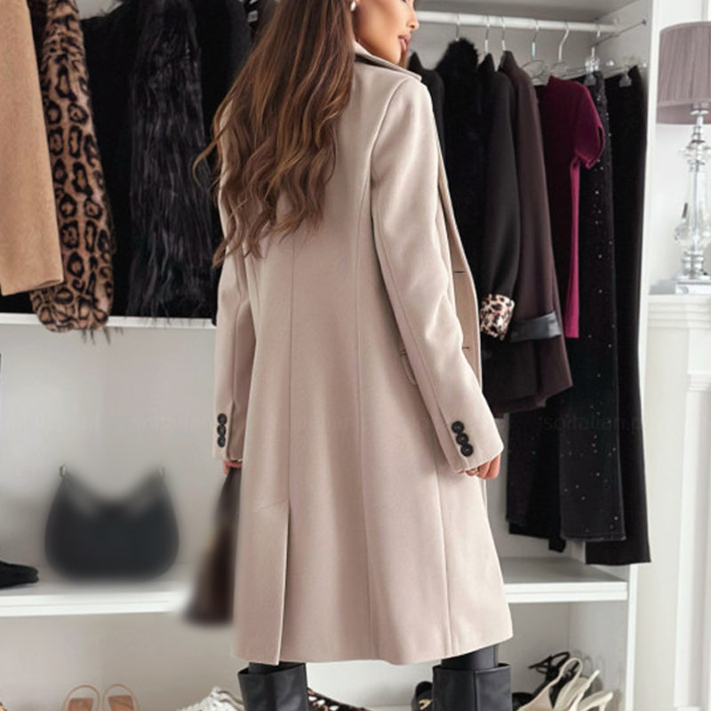 Stylish long winter coat for women 