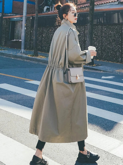 Karla | Long coat with hood