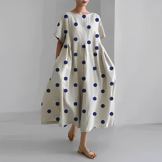 Gianna | Boho dress with polka dots 