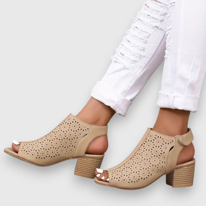 Julia | Elegant women's summer shoes, lightweight open sandals