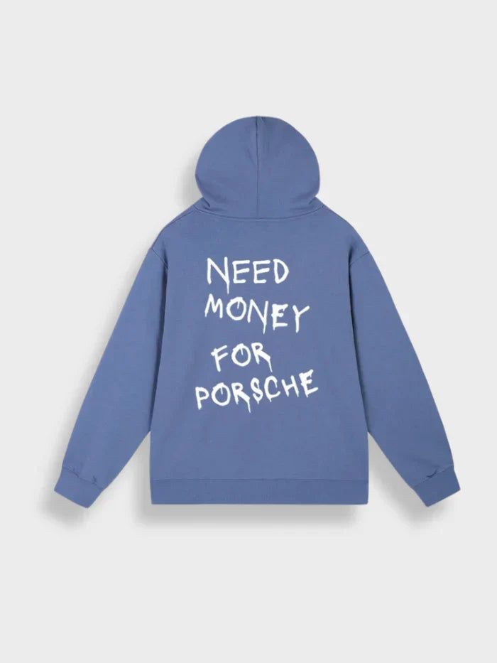 Comfortable leisure hoodie with playful graphic design 