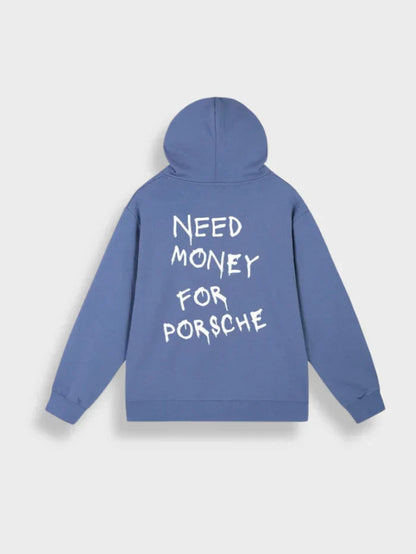 Comfortable leisure hoodie with playful graphic design 