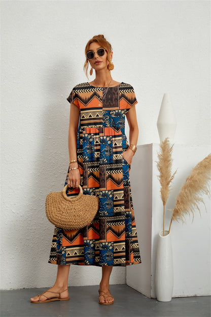 Loose-fitting summer dress for women