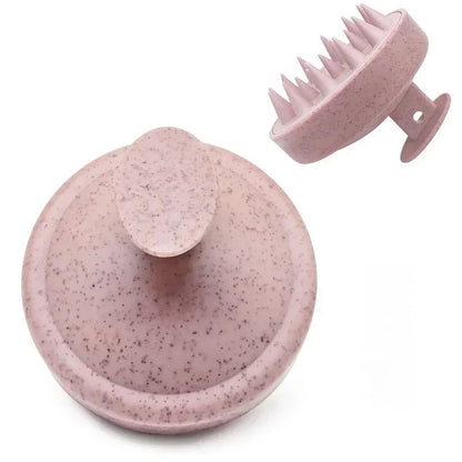 Silicone shampoo brush and scalp massage comb