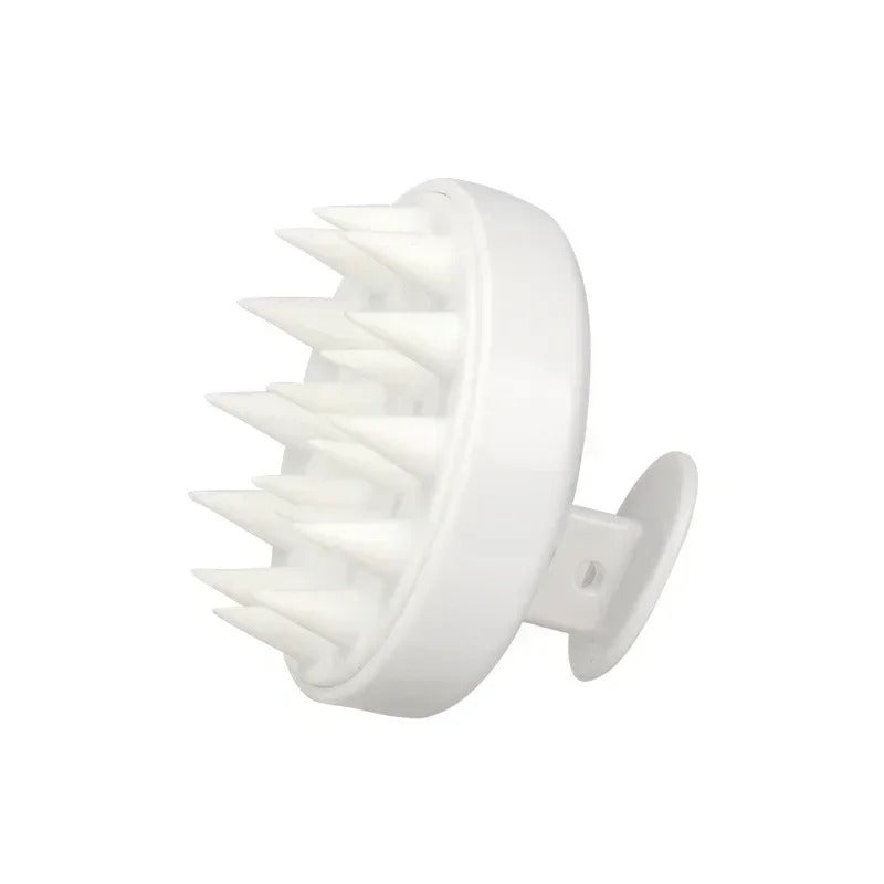 Silicone shampoo brush and scalp massage comb