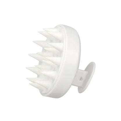 Silicone shampoo brush and scalp massage comb