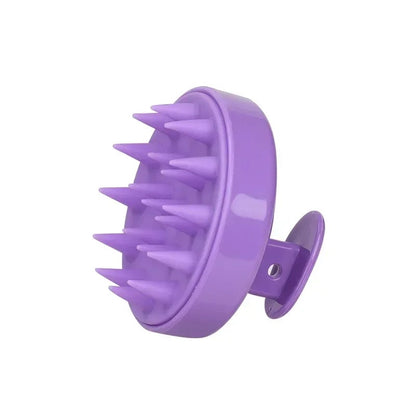 Silicone shampoo brush and scalp massage comb