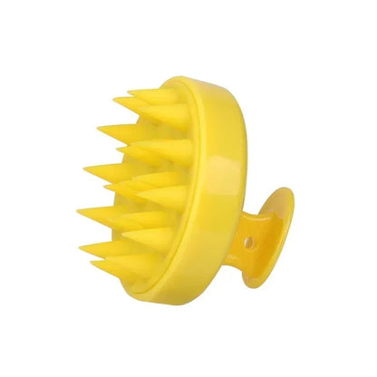 Silicone shampoo brush and scalp massage comb