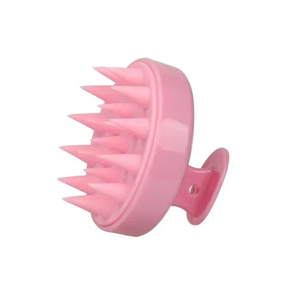 Silicone shampoo brush and scalp massage comb