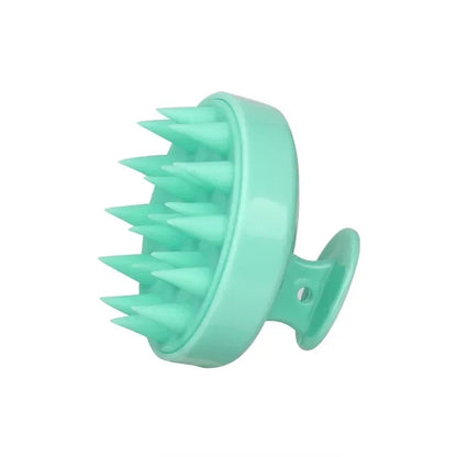Silicone shampoo brush and scalp massage comb