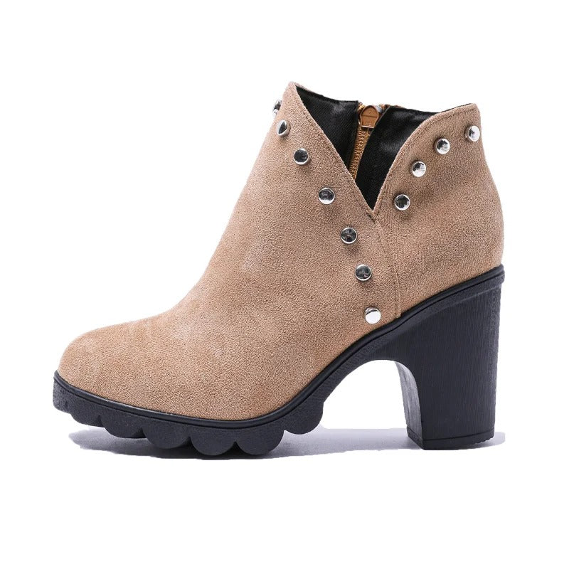 Emilia™ - Block heel ankle boots for style