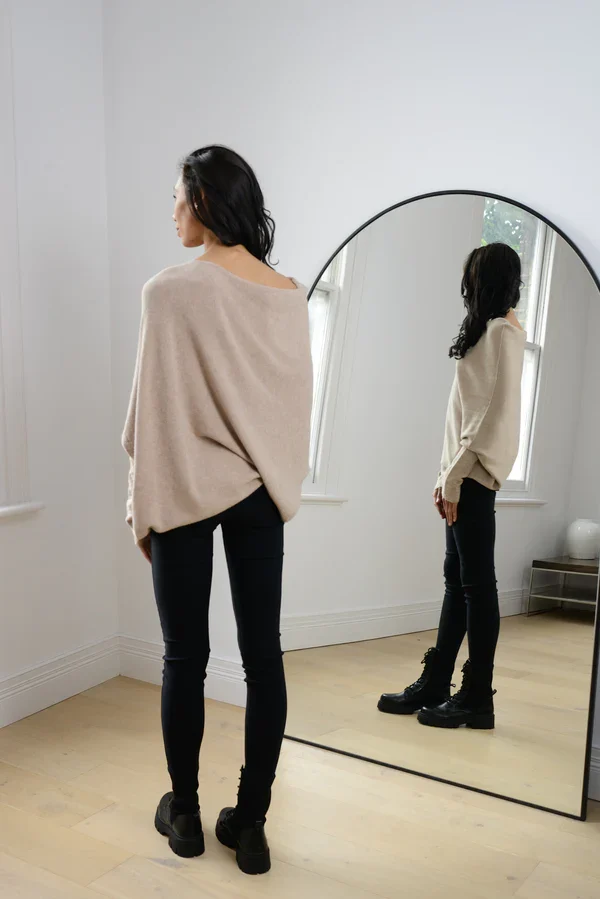 Mariemi™ | Asymmetric Draped Sweater